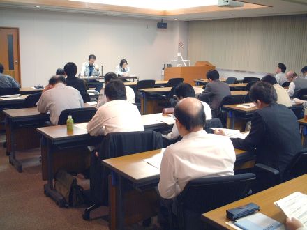 Photo 2: Review meeting of the ASTRO-F integration test (Nov. 7).